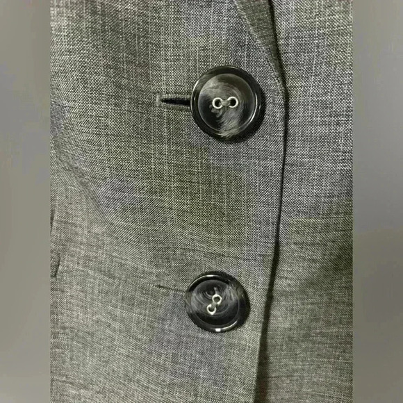 Le Suit Separates Blazer Gray Size 10P - Picture 5 of 6